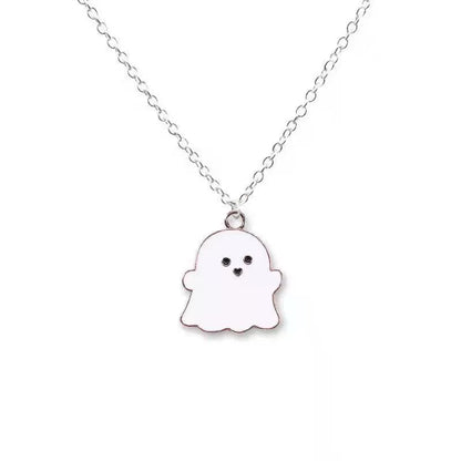 Adorable Ghost Couple Necklace