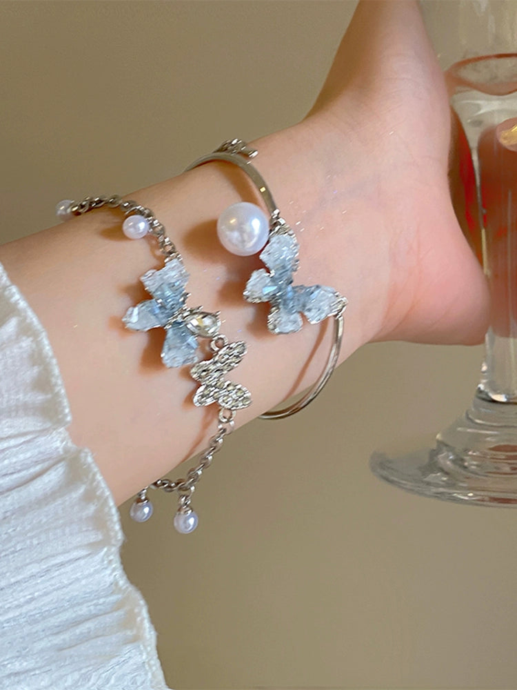 Crystal Butterfly Bracelet