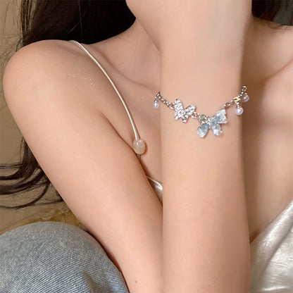 Crystal Butterfly Bracelet