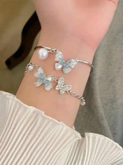 Crystal Butterfly Bracelet