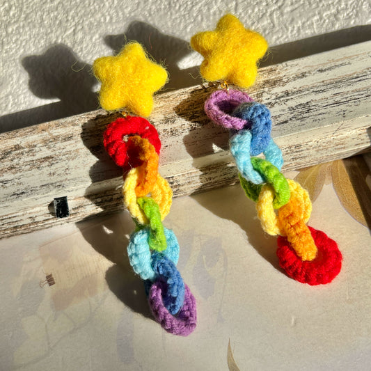 Colorful and Cute Star Earrings